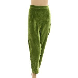 Francis Valentine vivid green vintage style Lucy slim leg pants